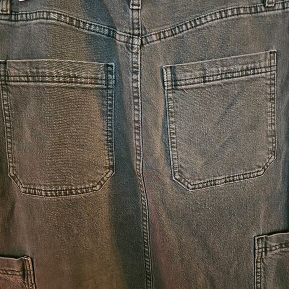 Sts Blue Maddie Maxi Skirt Womens Size 26 green Front Slit Stretch Side Pocket - Picture 13 of 13